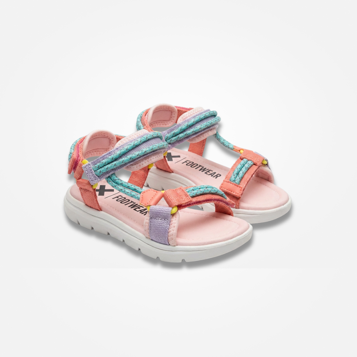 SANDALIAS ROSADO, AQUA, MORADO