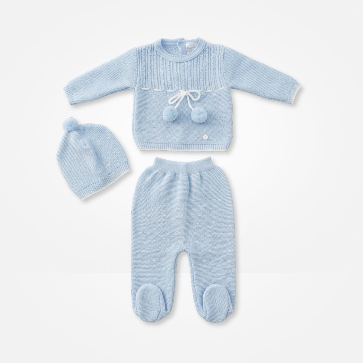 MONITO AZUL POMPON