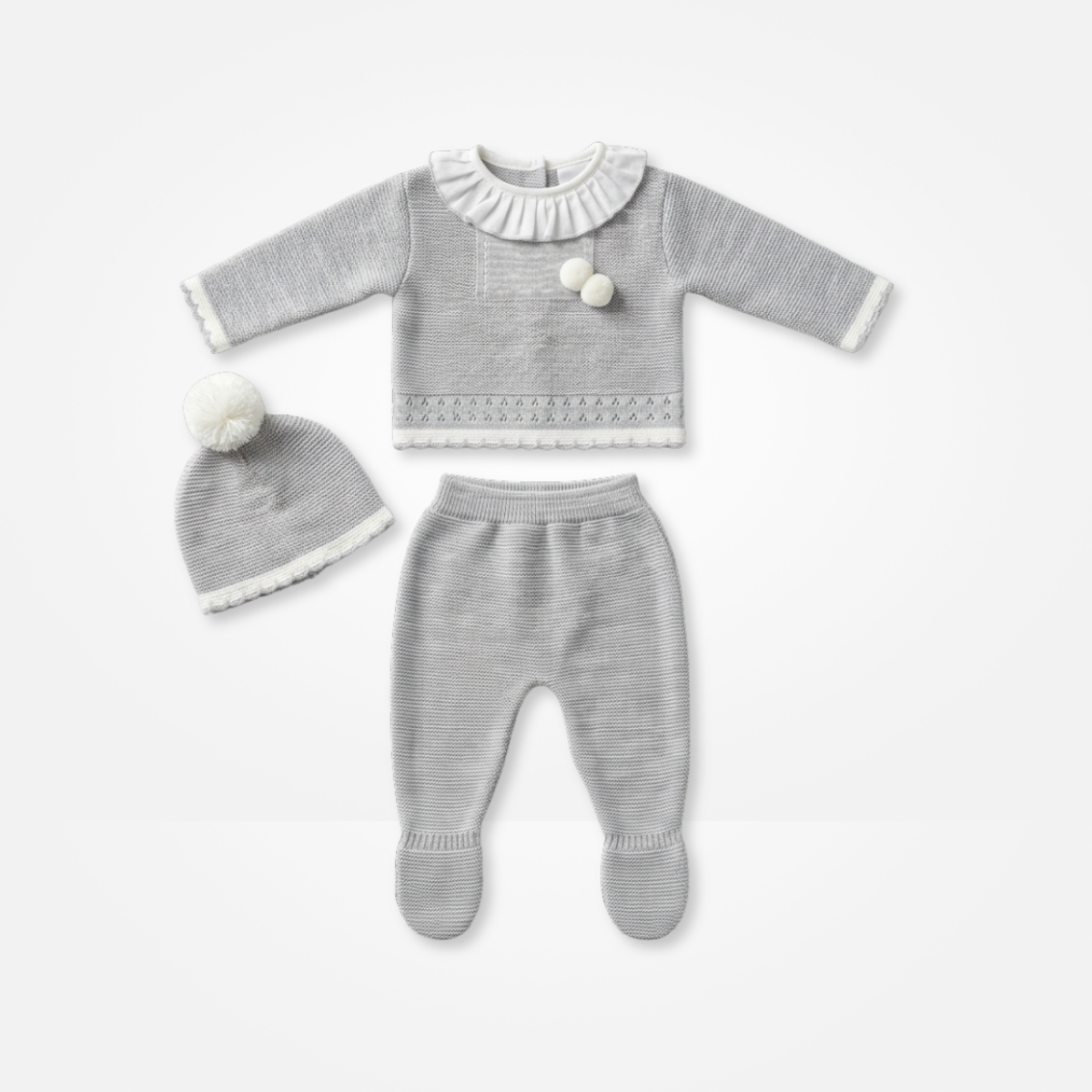 MONITO GRIS POMPON