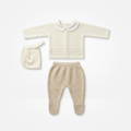 MONITO BLANCO Y BEIGE